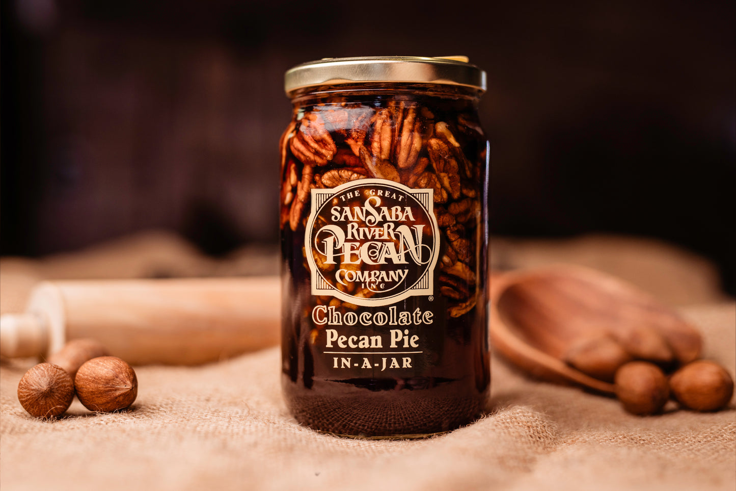 Chocolate Pecan Pie-in-a-Jar
