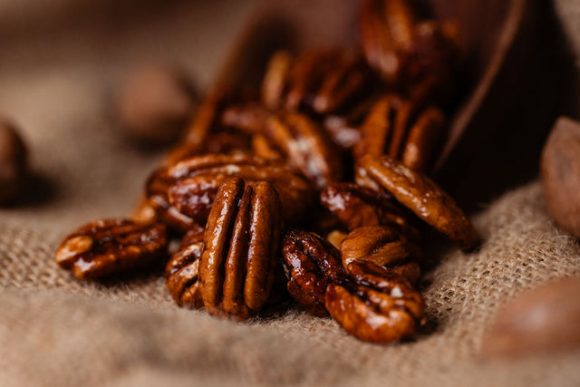 Honey Glazed Pecans from Dees Pecan Company